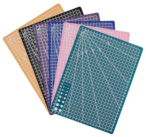 CUSROS Hobbyist Tapis de découpe professionnel A3 A4 avec échelle transparente Multi-usage Bricolage Précision Auto-cicatrisant Pad de découpe A4 aléatoire