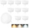 KYOTECH 10er Set LED Modul Ultra Flach ø50x23mm 3CCT 4.9W 500LM Warmweiß 3000K Naturalweiß 4000K Kaltweiß 6500K Dimmbar LED Modul Ersetzt GU10 MR16 Leuchtmittel 120° für Einbaustrahler Aufbauspot