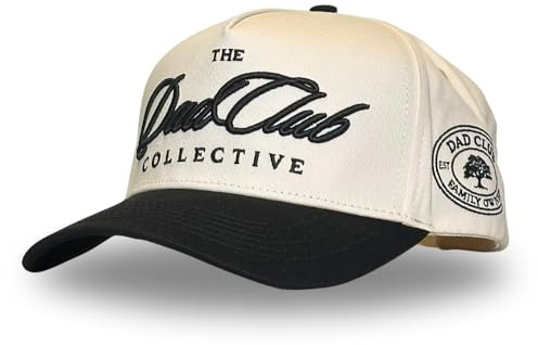 Vintage Mom & Dad Trucker Hats | Men & Women | Dad Hat Mama Hats for Boys | Kids Grandpa Boy Mom Girl Dad Hats | Country Western | Cotton | Snapback (Dad Club | Black)