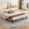 ANIROY Schlafsofa, Tagesbett mit Ausziehbett, USB-Anschluss, 90 * 200cm (Beige)
