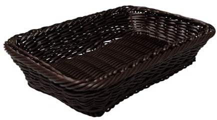 Bofanze Cestino per il Pane da Tavola Vimini Cestini Rettangolari in Vimini Cestino Rettangolare per Frutta Cestino Pane da Tavola per Generi Alimentari e Piccoli Oggetti di Uso Quotidiano