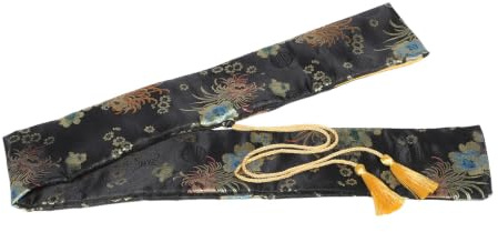 Luxshiny Paquet de Rangement pour Sabre Japonerie et Taïchi en Soie | Motif Délicat, Léger et Protecteur, Housse de Rangement Suspendu pour Arts Martiaux et Pratique Tai