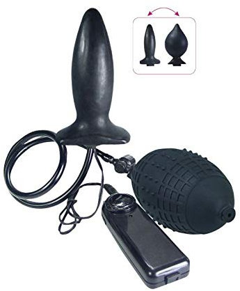 Plug Dildo Tappo anale Gonfiabile dilatatore Vibrante unisex