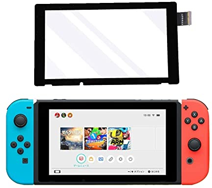 Hakeeta Touchscreen der Spielkonsole, Ersatz des Touchscreens für den Switch, präzise, korrosionsbeständig und verschleißfest, für die Spielekonsole Switch