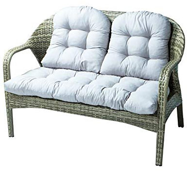 Ruby Lil Amour Coussin, Chaise de Jardin Coussin pour Jardin Chaise Longue, Coussin de Chaise Haut à l'extérieur du café (Non président),Gris