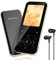 MP3 Player with Bluetooth 5.3, AGPTEK 2.4 TFT Screen Music Player 32GB Portable with Speaker Lossless Sound with FM Radio, Voice Recorder, Supports up to 128GB, Black
