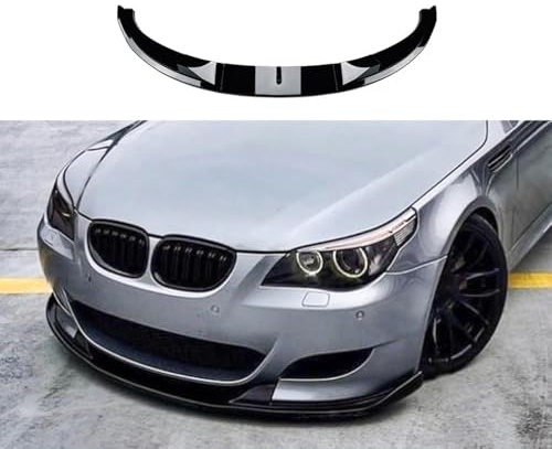 Bqieai Coche ABS Alerón Parachoques Delantero lip, para BMW 5 Series E60 E61 2005-2010 M5 Spoiler Labio Divisor Lip Mentón Anti choques ProteccióN Accesorios