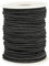 Gummiseil 2mm 30m, Schwarz Expanderseil Planenseil Wetterfestes Spannseil Gummischnur Gummikordel Gummiband Bungee Cord für DIY Basteln Nähen, Gepäck, Camping (Schwarz, 2MM X 30M)