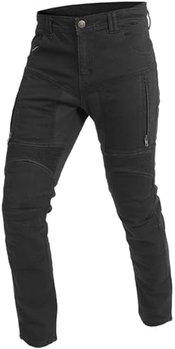 Trilobite Parado Doublelayer Slim Motorcykel Jeans, schwarz, 36/32