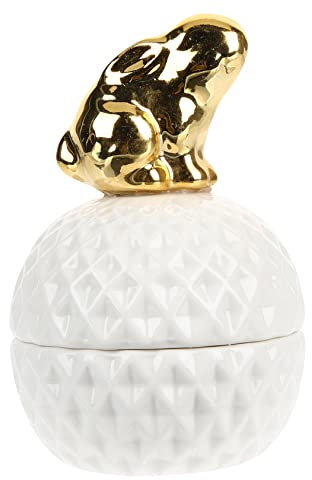 BESPORTBLE Boîte À Bijoux En Céramique Boîte De Rangement Conteneurs De Rangement Petit Conteneur À Bijoux De Mariage Porte-Bijoux En Porcelaine Blanche