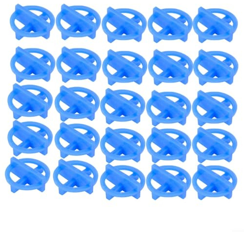 Advokingtap Espaciadores de nivelación de azulejos, sistema de cuña para instalación de azulejos de pared de suelo, diferentes grosores (azul 3 mm)