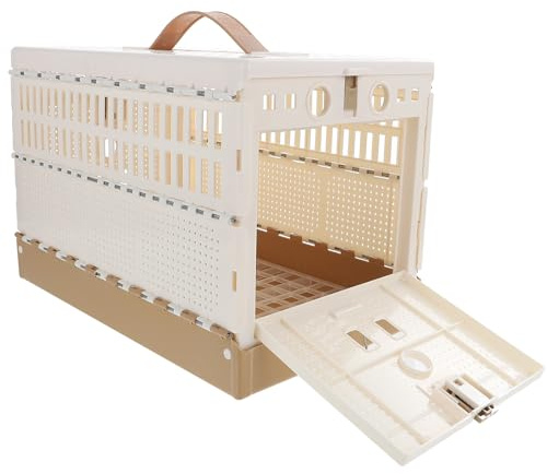 QUMIIRITY Pigeon Cage House Foldable in ABS Plastic With Removable Tray For Intensive Training And Safe Transport Of Carrier Pigeons Indoors And Outdoors
