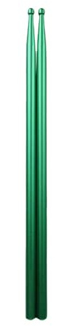 Trumstockar, Trumstockar i aluminiumlegering 1 par flerfärgade(Green)