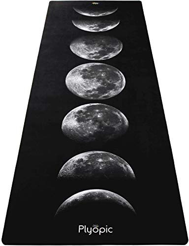 Plyopic All-In-One Hot Yoga Mat | Luxury Sweat-Grip Mat/Towel Combo | Non-Slip, Eco-Friendly Natural Rubber | Ideal for Yoga, Pilates, Bikram, Hot yoga, Workout and Exercise