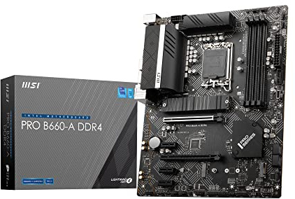 MSI Intel-Mainboard, Schwarz, ATX