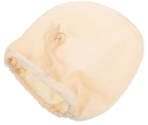 JECOMPRIS Bolsas Para Leche Vegetal Reusable 25x30 Cm Algodón Alimento Filtración Fina Para Leche De Frutos Secos, Café, Yogur y Zumo Cocina Ecológica Multipropósito