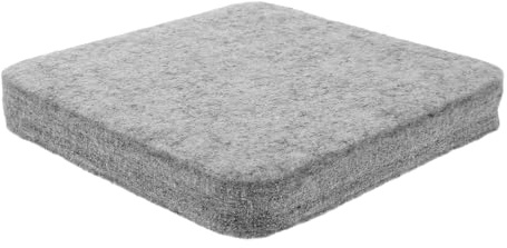 Gatuida Almohadilla para Fieltrar Aguja de Lana Natural Bloque de Fieltro Engrosado 6X6X1 Pulgadas Tapete Estable de Alta Densidad para Manualidades DIY de Fieltrado de Precisión
