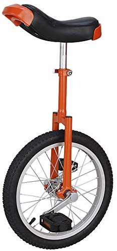 SFQEVHRZ Monocycle, Vélo monoroue de 20 Pouces avec Roue antidérapante, Jante en Alliage, Pneu Extra épais et Selle réglable(Rosso)