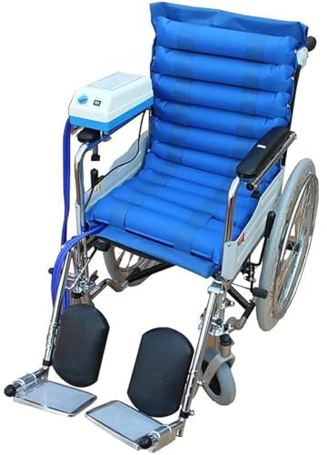 Cojín inflable para silla de ruedas, cojín de aire de presión alterna con bomba para aliviar la presión en pacientes postoperatorios y postrados en cama