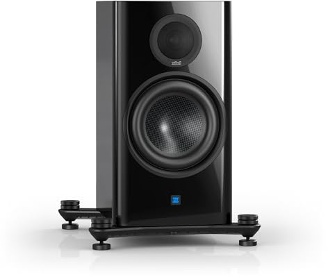 Nubert nuZeo 4 | Schwarzer aktiver Kompaktlautsprecher der Referenzklasse | Hochwertige Materialien und sorgfältige Abstimmung für maximale Klangtreue | Ansteuerung per Funk möglich | 2-Wege-System