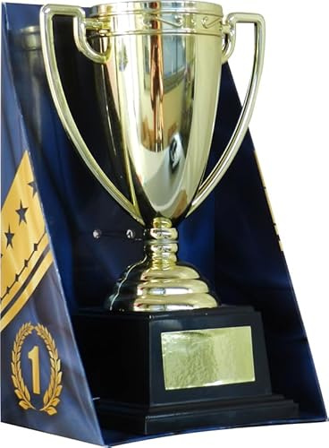 Framan Coppa Trofeo Regalo Originale – Coppa D'oro con Frase Incisa | Riconoscimento Divertente ed Emotivo per Amici, Famiglie e Compagni (senza Messaggio)