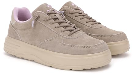 Pitas | Tampa | Sneakers Casual da Donna | Mocassini Invernali | Scarpe Eleganti | Nautiche Invernali | Scarpa da Vela | Calzatura Senza Lacci | Calzature Walkinpitas | Beige | 38