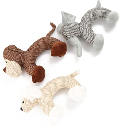 Toyvian Jouet Peluche pour Chiens Et Chiots Résistant Aux Morsures avec Couineur Intégré pour Poussée Dentaire Et Ennui