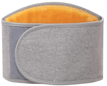 LLIDDAMES Ceinture Lombaire Chauffante Ceinture Protection Lombaire Chaud Hiver Ceintures Soutien Rein Dos Lombes Taille Elastique Protège Belt Abdominale Ceinture Dorsale Femme Homme(Grey,L)