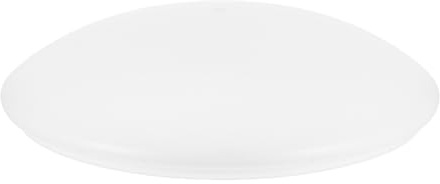 Mikikit Copertura per Plafoniera da Soffitto Rotonda in Pet Bianco, Facile da Smontare e Comoda per Manutenzione, Adatta per Studio e Casa Design Semplice ed Elegante