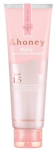 &honey Melty - Paquete de reparación húmeda para el cabello, 130 g, paso 1.5, miel de rosa oriental enviada