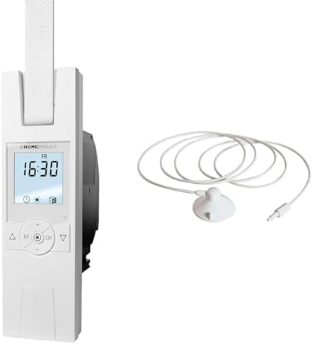 HOMEPILOT - Gurtwickler RolloTron premium & - Sonnensensor 0,75 Meter | Passend für RolloTron Gurtwickler und Zeitschaltuhren | Automatische, helligkeitsabhängige Rollladensteuerung