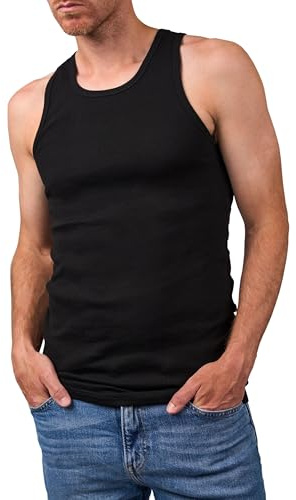 Basic Treasure 5-pack undertröja herr, 100% bomull, finribbad komfort