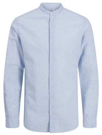 JACK & JONES herr Jjebreeze Band Shirt Ls Sn Långärmad skjorta