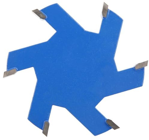 Slab Flattening Router Bit, Cnc Router Bits Slotting Router Bit Woodworking Milling Cutter 12mm Shank 6 Teeth T ‑ Shaped Flattening Router Bit Wood Cutting Tool