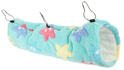 BESTonZON Rattentunnelnest Hamster Meerschweinchen Rattenfalle Käfig Haustier für Kleintier Schlafplatz Kleintier Kuschelhöhle Kleintiertunnel Frettchen Hängematte Chinchilla -Bett Baumwolle