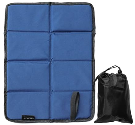 Yonuaret Coussin d'assise pour la randonnée | Coussin d'assise pour camping et sac à dos, grand pliable, isolé imperméable avec sac de transport | Pour l'extérieur, les voyages, la randonnée, la pêche