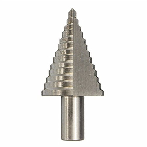 LEXPON Profi Stufenbohrer Spiralnut HSS Kegelbohrer HSS-Stufenbohrer Schälbohrer Konusbohrer Metallbohrer Blechbohrer 5-35mm