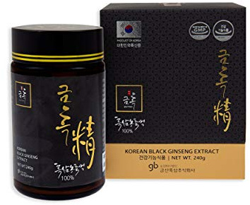 Koreansk svart Ginseng 240g 100% naturligt extrakt