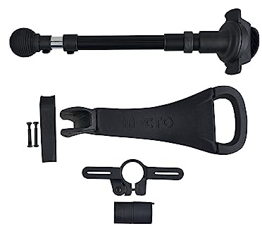 Micro Mobility mini Micro Deluxe Sitz-Set für Mini Micro Roller (Sitz + Schubstange + Fußstütze), AC8051