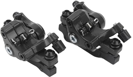 Agatige Set di Freni a Disco per Mountain Bike, Set di Kit Freno a Disco Pinza Anteriore e Posteriore MTB Accessori per Estrattori Cavi per Biciclette per Bici da Strada, BMX(Nero)