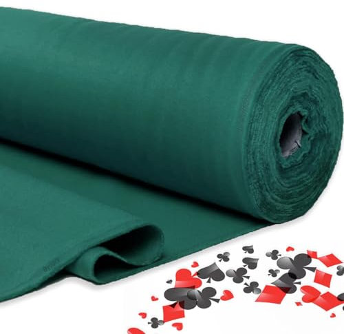 Byour3 - Grünes Tischspieltuch - Quadratische oder rechteckige Pokerkarten Buraco-Turnier Weihnachtstischdecke Schutz für Brettspiele Grünes Billard (4 Sitzer 145x145 cm)