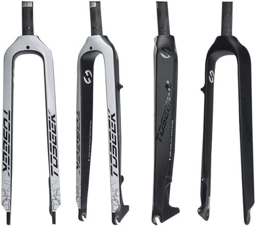 CUCKQUIC cykel styv gaffel fullkol cykel framgafflar skivbroms styv gaffel MTB cykelgaffel rak cykeltillbehör 27,5
