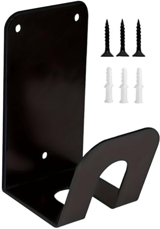 EV Charger Holder - Electric Vehicle Charging Cable Storage Rack | Heavy Duty Wall Mount Organizer With Screws & Adapter | Secure Non-Slip Rack For Garage, Parking Lots, Indoor & Outdoor Charger Manag