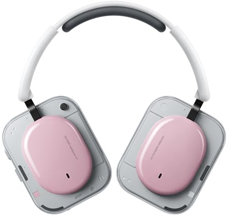Nothing Headphone (a) Casque Circum-Aural sans Fil avec Réduction Active du Bruit, 135h Autonomie, Hi-Res, Audio Spatial, Commandes Tactiles – Rose