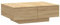 vidaXL Mesa de Centro Madera contrachapada Color Roble 90x60x31 cm