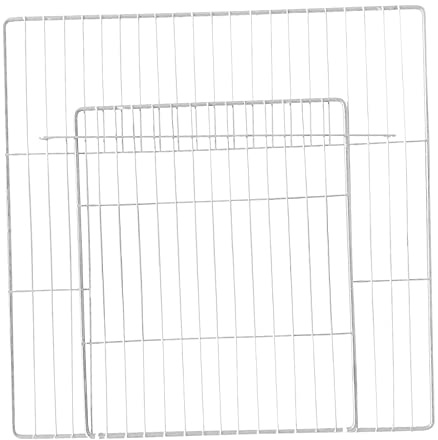 MagiDeal Porte de Parc Portable pour Animaux de Compagnie, Fournitures de Panneaux métalliques en Fer pour Cage de Bricolage, clôture Extensible, Grille Dense Blanche