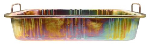 JECOMPRIS Heizöl-Auffangwanne Stahl-Ölauffangwanne Abfallbehälter Für Motoröl Ölauffangwanne Motoröl-Tropfauffangwanne Für Tropfendes Flüssiges