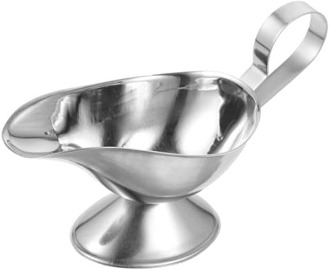 Warmhm Salsaio in Acciaio Inossidabile Per Casa e Ristorante Contenitore e Dispenser Per Salse Stabile e Facile Da Versare Per Condimenti e Insalate