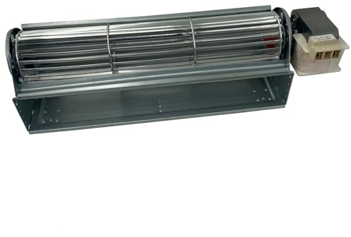 Ventilatore tangenziale TRIAL THS30B5 033 TFA665 D7 stufa a pellet Lunghezza 370mm Bocchetta 304x48mm