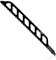 flintronic Lame Scie Sabre Alternative en Acier au Carbure de Tungstène Carbure 455 mm pour Métal, Bois, Pierre FRP, Viande ou os Congelés, Scies avec Arbre à Cardan de 1,3 cm